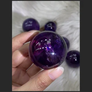 乌拉圭紫水晶球、梦中情晶💕有球必应