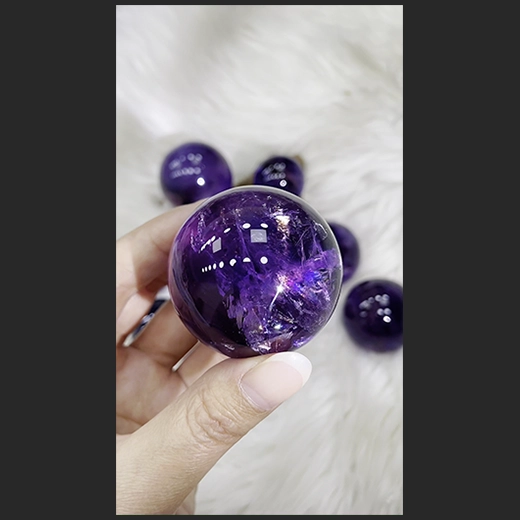 乌拉圭紫水晶球、梦中情晶💕有球必应