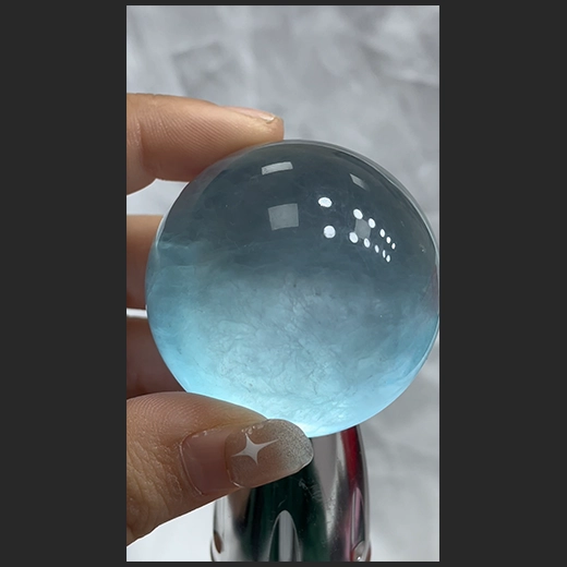 冰冰蓝萤石 冰润透蓝🔗