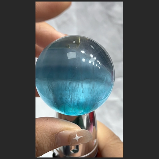 冰冰蓝萤石 冰润透蓝🔗